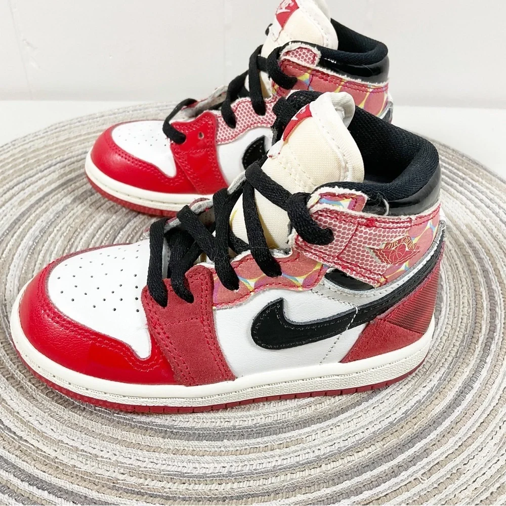 NIKE AIR JORDAN 1 RETRO HIGH OG SP TD ACROSS THE SPIDER VERSE SZ 8C DV1750-601